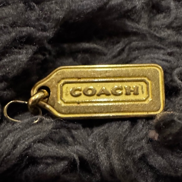 Vintage Coach Replacement Brass Zipper Pull Hangtag - Picture 2 of 2